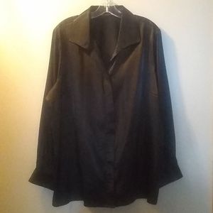 black satin tunic